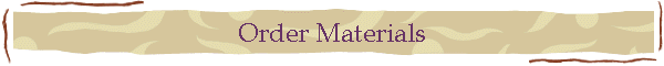 Order Materials